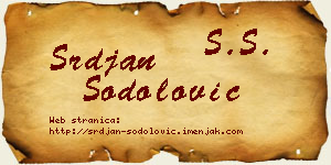 Srđan Šodolović vizit kartica